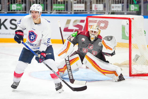 Eishockey, Olympia Quali für Peking 2022, Frankreich - Lettland