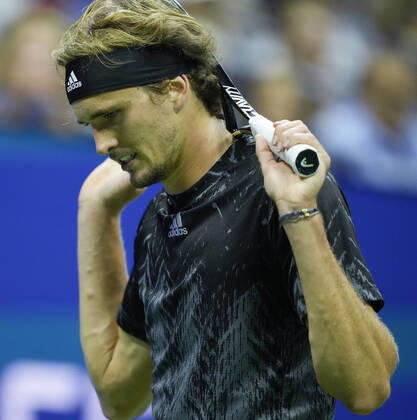 September 10, 2021: Alexander Zverev (GER) loses to Novak Djokovic (SRB), in five sets at the US Open being played at Billy Jean King National Tennis Center in Flushing, Queens, New York, {USA} Ã‚ Tennisclix CSM Flushing, Queens USA - ZUMAc04_ 20210910_zaf_c04_226 Copyright: xJoxBecktoldx