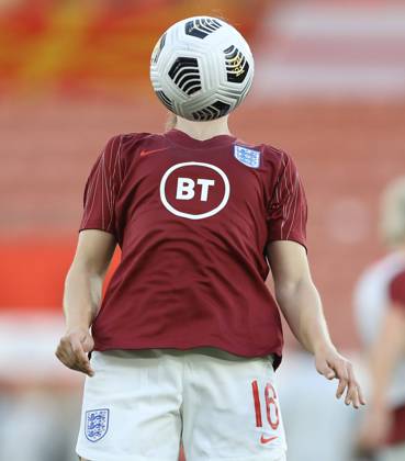 Southampton, England, 17th September 2021. Lotte Wubben-Moy of England warms up ahead of the FIFA 2023 Women s World Cup Qualifying match at St Mary s Stadium, Southampton. Picture credit should read: Paul Terry Sportimage EDITORIAL USE ONLY. No use with unauthorised audio, video, data, fixture lists, club league logos or live services. Online in-match use limited to 120 images, no video emulation. No use in betting, games or single club league player publications. SPI-1202-0126