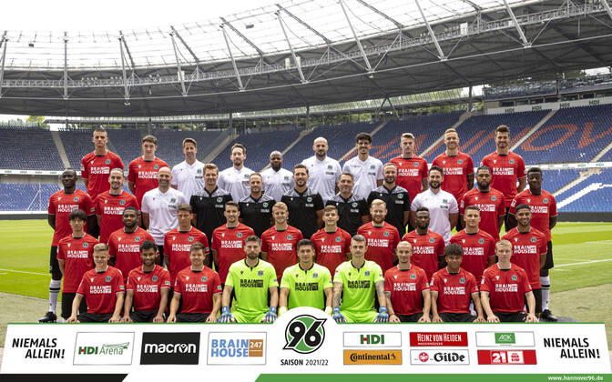 Fußball, 2. BL, Hannover 96 Porträttermin 2021 2022