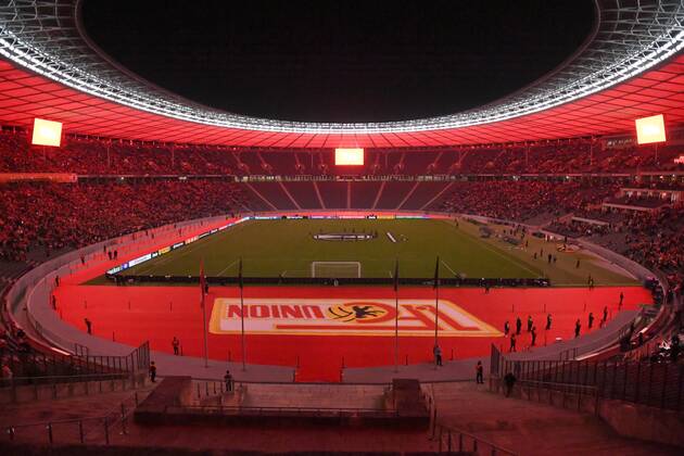 Football, Union Berlin plays Champions League home games at the Olympiastadion, archive pictures