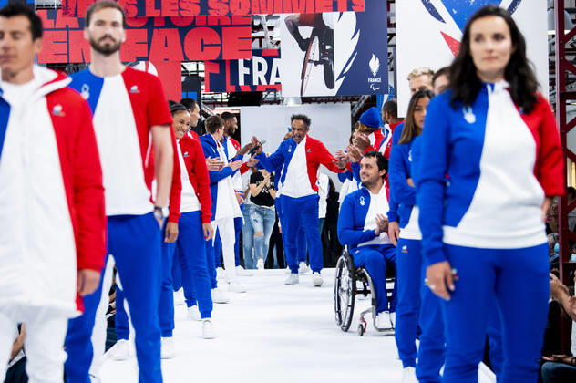 Peking 2022, Präsentation der französischen Teamkleidung