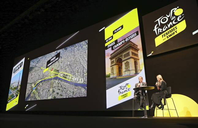 Radsport, Präsentation der Etappen der Tour de France 2022