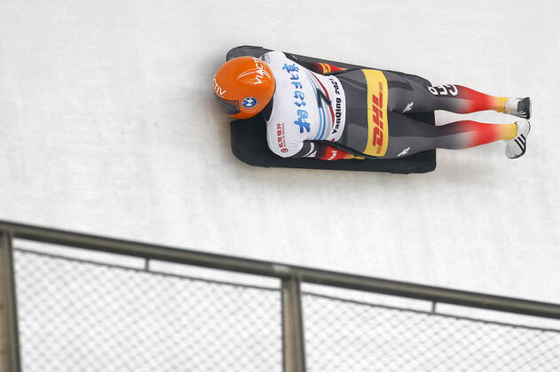 Skeleton, Bob, Test-Event für die Olympischen Winterspiele in Peking 2022