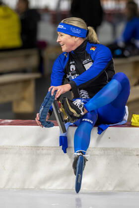 EISSCHNNELLLAUF Claudia PECHSTEIN on 29 10 2021 during the German championship single track in the Max Aicher Arena, Inzell, Germany Photo ERNST WUKITS