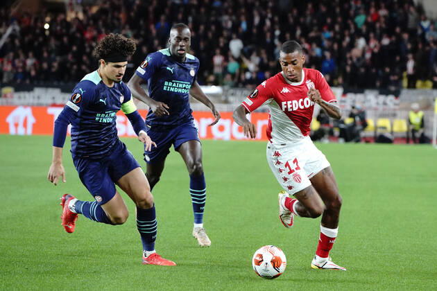 Football, EL, AS Monaco - PSV Eindhoven