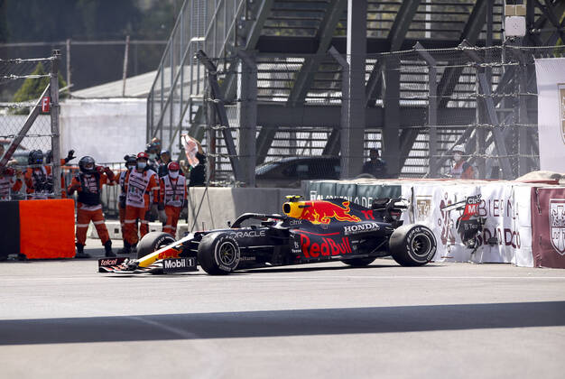 11 Sergio Perez MEX, Red Bull Racing , F1 Grand Prix of Mexico at Autodromo Hermanos Rodriguez on November 5, 2021 in Mexico City, Mexico Photo by HOCH ZWEI Mexico City Mexico