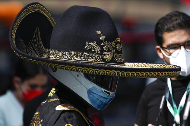Day of the Dead Performer, F1 Grand Prix of Mexico at Autodromo Hermanos Rodriguez on November 6, 2021 in Mexico City, Mexico Photo by HOCH ZWEI Mexico City Mexico