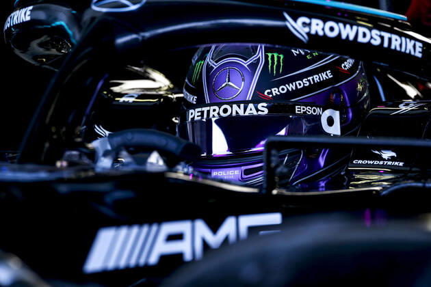 44 Lewis Hamilton GBR, Mercedes AMG Petronas F1 Team , F1 Grand Prix of Mexico at Autodromo Hermanos Rodriguez on November 6, 2021 in Mexico City, Mexico Photo by HOCH ZWEI Mexico City Mexico