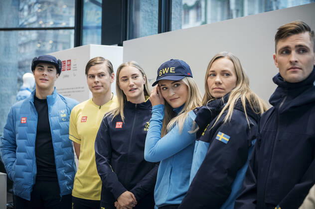 Peking 2022, Team Schweden, präsentiert Teamkleidung für die Olympischen Winterspiele