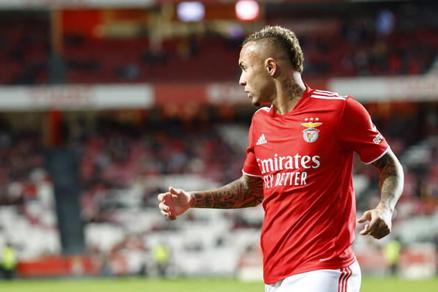 SL Benfica V Pacos Ferreira FC - Taca De Portugal SL Benfica™s forward Everton looks on during the match for Taca de Portugal between SL Benfica and Pacos de Ferreira, at Estadio da Luz, Lisboa, Portugal, 19, November, 2021 Lisbon Portugal  Copyright: xJoaoxRicox rico-slbenfic211119_npXVK