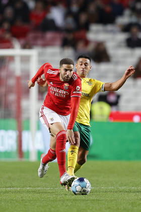SL Benfica V Pacos Ferreira FC - Taca De Portugal Adel Taarabt controls the ball during the match for Taca de Portugal between SL Benfica and Pacos de Ferreira, at Estadio da Luz, Lisboa, Portugal, 19, November, 2021 Lisbon Portugal  Copyright: xJoaoxRicox rico-slbenfic211119_npLJC