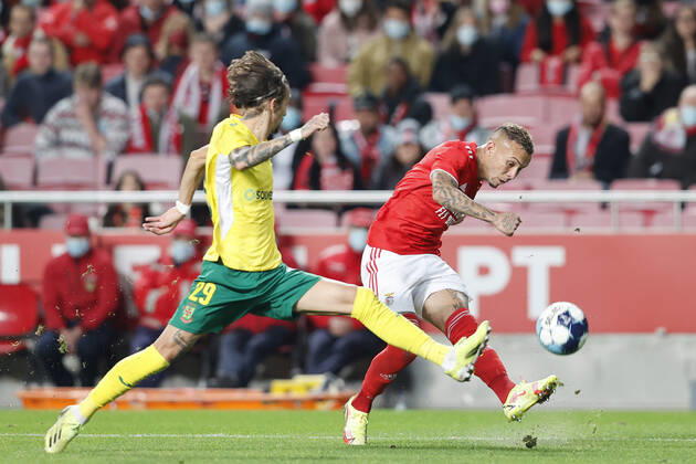 SL Benfica V Pacos Ferreira FC - Taca De Portugal Everton vies Fernando Fonseca during the match for Taca de Portugal between SL Benfica and Pacos de Ferreira, at Estadio da Luz, Lisboa, Portugal, 19, November, 2021 Lisbon Portugal  Copyright: xJoaoxRicox rico-slbenfic211119_npk7h