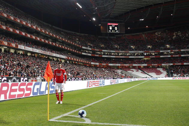 SL Benfica V Pacos Ferreira FC - Taca De Portugal SL Benfica™s midfielder Pizzi prepares a corner kick during the match for Taca de Portugal between SL Benfica and Pacos de Ferreira, at Estadio da Luz, Lisboa, Portugal, 19, November, 2021 Lisbon Portugal  Copyright: xJoaoxRicox rico-slbenfic211119_npe9C