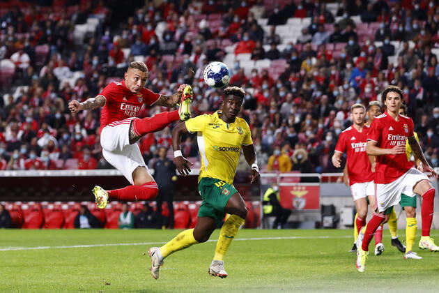 SL Benfica V Pacos Ferreira FC - Taca De Portugal Everton controls the ball during the match for Taca de Portugal between SL Benfica and Pacos de Ferreira, at Estadio da Luz, Lisboa, Portugal, 19, November, 2021 Lisbon Portugal  Copyright: xJoaoxRicox rico-slbenfic211119_npEeA