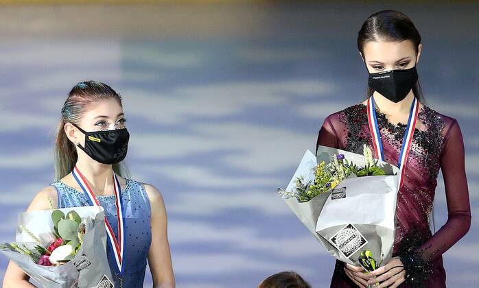 Eiskunstlauf, ISU Grand Prix in Grenoble, Siegerehrung