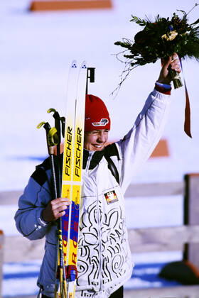 DISL Uschi Team GER Biathlon 3 place 15km women Olympic Winter Games 1994 in Lillehammer on 18 02 1994 in Lillehammer