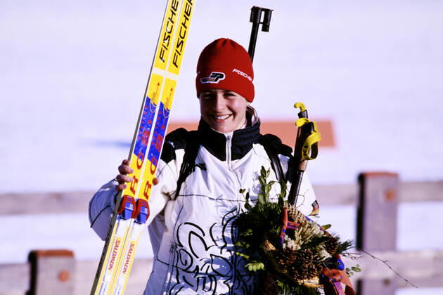 DISL Uschi Team GER Biathlon 3 place 15km women Olympic Winter Games 1994 in Lillehammer on 18 02 1994 in Lillehammer