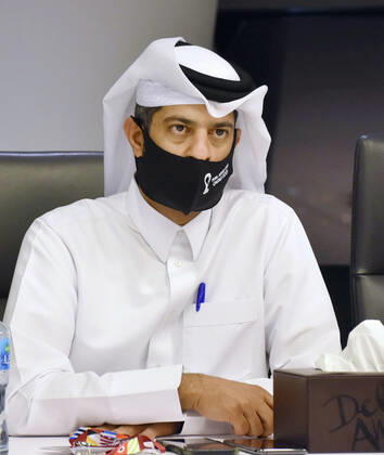 WM 2022, Pressekonferenz, Nassar Al Khater