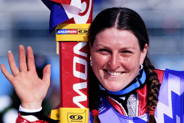 KOSTELIC Janica Team CRO Olympic Champion Womens Giant Slalom Alpine Skiing Olympic Winter Games 2002 Salt Lake City USA on 22 02 2002 in Salt Lake City