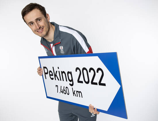OLYMPICS - OEOC, equipping Beijing 2022 VIENNA,AUSTRIA,25.JAN.2022 - OLYMPICS - OEOC, equipping Winter Olympic Games, Olympische Spiele, Olympia, OS Beijing 2022. Image shows Stefan Brennsteiner (AUT).  GEPAxpictures xHaraldxSteiner