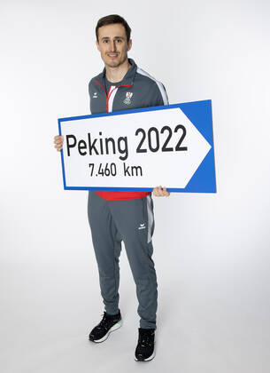 OLYMPICS - OEOC, equipping Beijing 2022 VIENNA,AUSTRIA,25.JAN.2022 - OLYMPICS - OEOC, equipping Winter Olympic Games, Olympische Spiele, Olympia, OS Beijing 2022. Image shows Stefan Brennsteiner (AUT).  GEPAxpictures xHaraldxSteiner