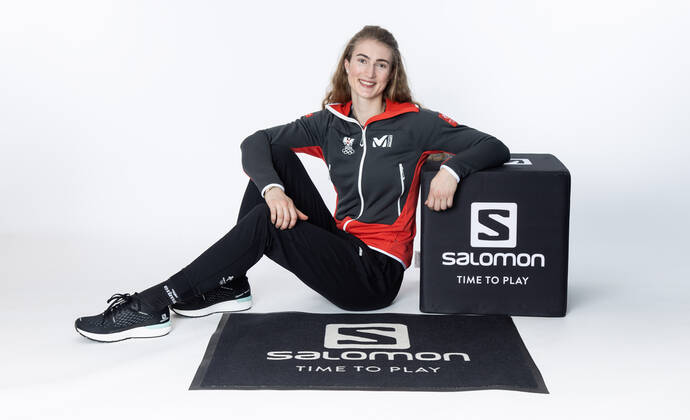 OLYMPICS - OEOC, equipping Beijing 2022 VIENNA,AUSTRIA,25.JAN.2022 - OLYMPICS - OEOC, equipping Winter Olympic Games, Olympische Spiele, Olympia, OS Beijing 2022. Image shows Madeleine Egle (AUT).  GEPAxpictures xHaraldxSteiner