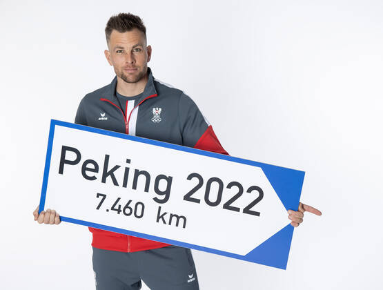 OLYMPICS - OEOC, equipping Beijing 2022 VIENNA,AUSTRIA,25.JAN.2022 - OLYMPICS - OEOC, equipping Winter Olympic Games, Olympische Spiele, Olympia, OS Beijing 2022. Image shows Benjamin Karl (AUT).  GEPAxpictures xHaraldxSteiner