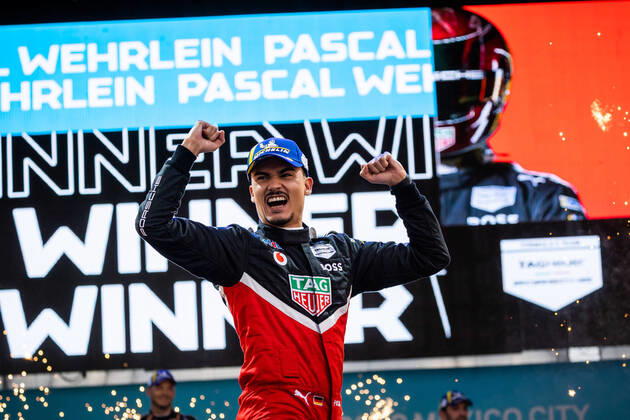 Motorsport, Formula E, ePrix Mexico, Porsche one-two, Pascal Wehrlein wins ahead of Andre Lotterer