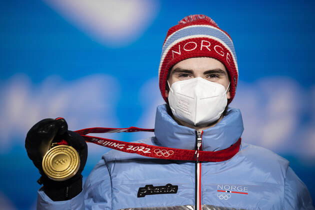 BEIJING 2022, Skispringen, Männer Großschanze, Siegerehrung