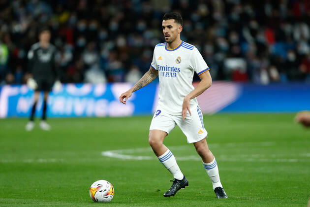 March 5, 2022, MADRID, MADRID, SPAIN: Dani Ceballos of Real Madrid in action during the spanish league, La Liga Santander, football match played between Real Madrid and Real Sociedad at Santiago Bernabeu stadium on March 05, 2022, in Madrid, Spain. MADRID SPAIN - ZUMAa181 20220305_zaa_a181_220 Copyright: xOscarxJ.xBarrosox
