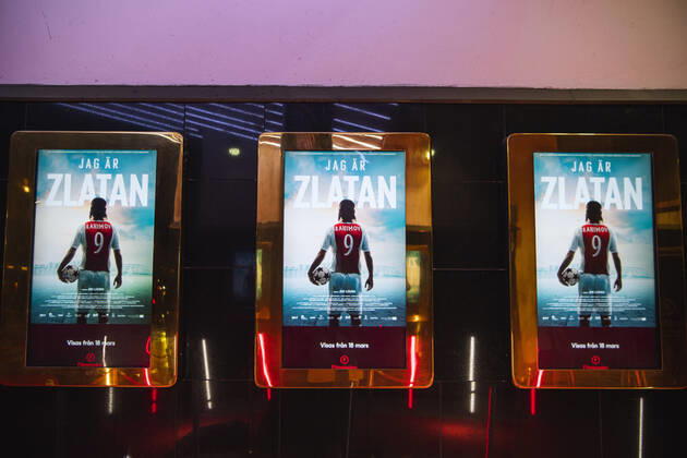 Football, Zlatan Ibrahimovic, I am Zlatan film premiere in Stockholm