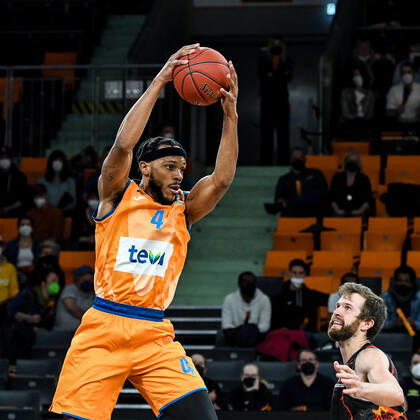 GER, EuroCup, ratiopharm Ulm vs Herbalife Gran Canaria 15 03 2022, ratiopharm arena, New Ulm, GER, EuroCup, ratiopharm Ulm vs Herbalife Gran Canaria, in picture Jaron Blossomgame Ulm, 4 nordphotoxGmbHx xHafner nph00200