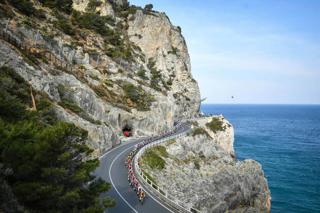 Bilder des Jahres 2022, Sport 03 März Sport Themen der Woche KW11 Sport Bilder des Tages Photo LaPresse - Fabio Ferrari March, 19 2022 Milano (Italy) Cycling 113 Edition Milano Sanremo - from Milan to Sanremo - 293 km In the pic:landscape Copyright: xLaPresse xFabioxFerrarix