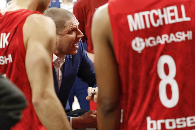 Head coach Oren Amiel Brose Bamberg amberg HAKRO Merlins Crailsheim easyCredit BBL Basketball Bundesliga Season 2021 22 Matchday 17, 29 03 2022 Bamberg, Brose Arena Photo Daniel Löb Loeb Copyright: DanielxLöb