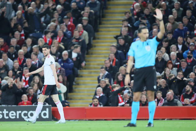 Liverpool v S L Benfica - UEFA Champions League Roman Yaremchuk of Benfica scores his team s second goal during the UEFA Champions League match between Liverpool and S L Benfica at Anfield, Liverpool on Wednesday 13th April 2022. Liverpool United Kingdom  Copyright: xMIxNewsx originalFilename:fletcher-liverpoo220413_npziS