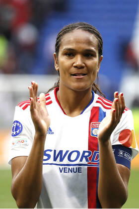 Renard wendie OL FOOTBALL : Olympique Lyonnais (OL) vs Paris Saint Germain (PSG) - femmes - seniors - Champions league 2022 2023 - demi finale - Lyon - 24 04 2022 StephanePillaud Panoramic