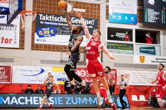 Basketball, 2.BL ProA, Uni Baskets Paderborn - Medipolis SC Jena