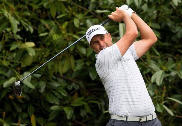 Mandatory Credit: Photo by Sandra Mailer Shutterstock (12917355b) Richard Bland Defending Champion in action on the first day at The Betfred British Masters at The Belfry Betfred British Masters, Round 1, Golf, The Belfry, Sutton Coldfield, Birmingham, UK - 05 May 2022 Hosted by Danny Willett Betfred British Masters, Round 1, Golf, The Belfry, Sutton Coldfield, Birmingham, UK - 05 May 2022 Copyright: xSandraxMailer Shutterstockx 12917355b