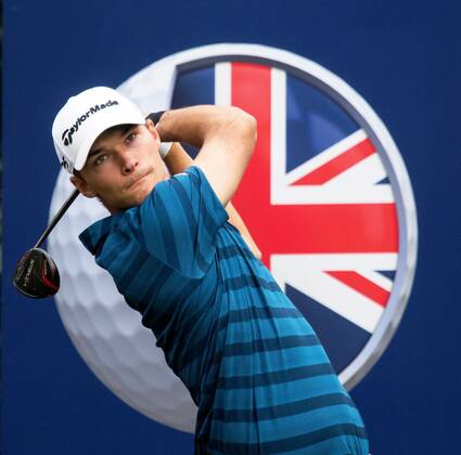 Mandatory Credit: Photo by Sandra Mailer Shutterstock (12917355d) Nicolai Hojgaard in action on the first day at The British Masters - the Belfry. Betfred British Masters, Round 1, Golf, The Belfry, Sutton Coldfield, Birmingham, UK - 05 May 2022 Hosted by Danny Willett Betfred British Masters, Round 1, Golf, The Belfry, Sutton Coldfield, Birmingham, UK - 05 May 2022 Copyright: xSandraxMailer Shutterstockx 12917355d