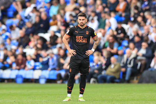 Sky Bet Championship Peterborough v Blackpool Owen Dale 7 of Blackpool during the game Peterborough Weston Homes Stadium Cambridgeshire United Kingdom Copyright: xMarkxCosgrove NewsxImagesx