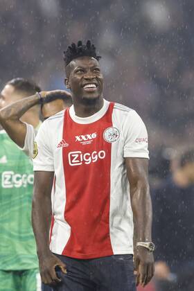 AMSTERDAM , 11-05-2022 , Johan Cruijff Arena , Dutch Football Eredivisie , season 2021 2022 , Ajax vs Heerenveen , Ajax goalkeeper Andre Onana Ajax - Heerenveen x16552555x Copyright: