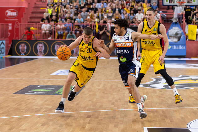 Basketball, BBL2 Playoffs, Tigers Tübingen - Rostock Seawolves