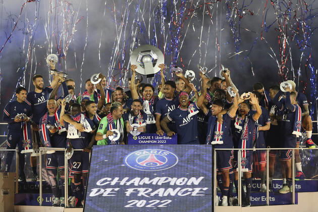 Trophee Championnat de France 2022 FOOTBALL : Paris St Germain Vs FC Metz - Ligue 1 - 21 05 2022 MichaelBaucher Panoramic 