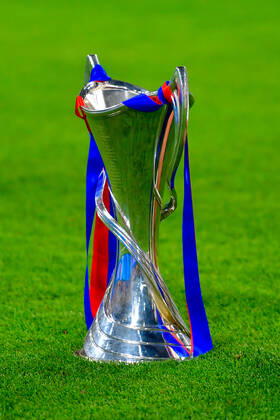 FC Barcelona, Barca v Olympique Lyon, UEFA Women?s Champions League final, football, Turin, Italy Turin, Italy. 21st, May 2022. The Champions League trophy seen at the UEFA Women?s Champions League final between Barcelona and Olympique Lyon at Juventus Stadium in Turin. Turin Italy Copyright: xGonzalesxPhoto TommasoxFimianox