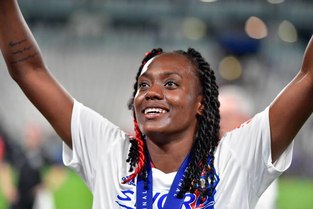 FC Barcelona, Barca v Olympique Lyon, UEFA Women?s Champions League final, football, Turin, Italy Turin, Italy. 21st, May 2022. Melvine Malard (28) of Olympique Lyon seen during the UEFA Women?s Champions League final between Barcelona and Olympique Lyon at Juventus Stadium in Turin. Turin Italy Copyright: xGonzalesxPhoto TommasoxFimianox