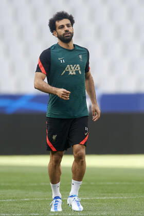 Liverpool FC Training Session And press conference, PK, Pressekonferenz - UEFA Champions League Final 2021 22 Mohamed Salah of Liverpool at Stade de France on May 27, 2022 in Paris, France. Liverpool will face Real Madrid in the UEFA Champions League final on May 28, 2022. Paris France Copyright: xJosexBretonx originalFilename:breton-liverpoo220527_npx8x