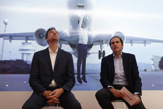 Basketball, Pau Gasol Presstermin with Sponsor Iberia Airlines
