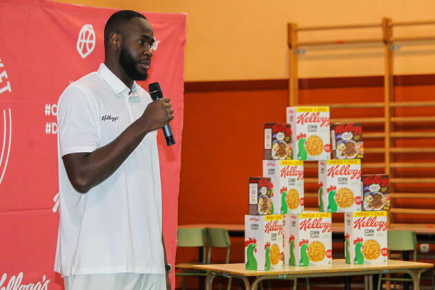 June 2, 2022, MADRID, MADRID, SPAIN: Usman Garuba, basketball player of Houston Rockets during the presentation of the Campus Social Basket Kellogg s, on June 02, 2022, in Madrid, Spain. MADRID SPAIN - ZUMAa181 0160509509st Copyright: xIrinaxR.xHipolitox