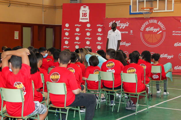 June 2, 2022, MADRID, MADRID, SPAIN: Usman Garuba, basketball player of Houston Rockets during the presentation of the Campus Social Basket Kellogg s, on June 02, 2022, in Madrid, Spain. MADRID SPAIN - ZUMAa181 0160509564st Copyright: xIrinaxR.xHipolitox
